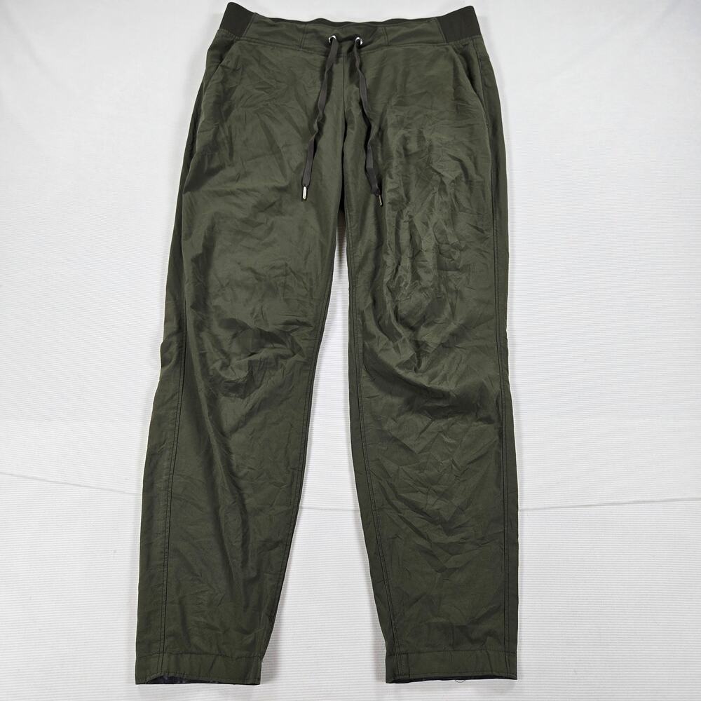 Athleta Midtown Ankle Featherweight Stretch Pant in Green Women's Size 6